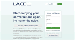 Desktop Screenshot of lacelistening.com